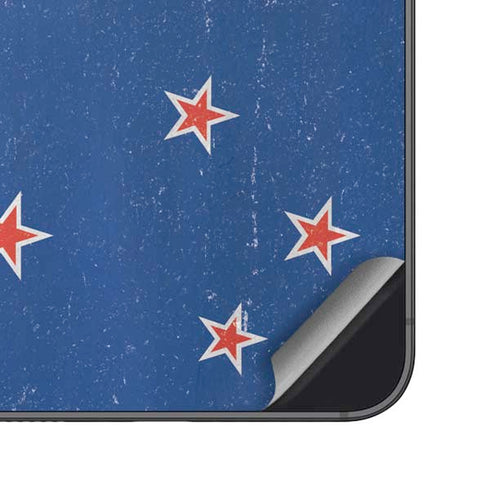 New Zealand Flag Distressed Galaxy S23 Plus Skin